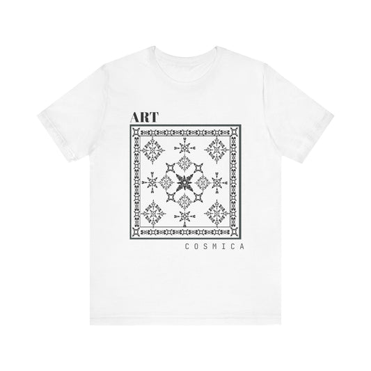 Artistic Unisex Tee, Vintage Black and White Design Shirt, Perfect for Art Lovers, Casual Wear, Gift for Artists
