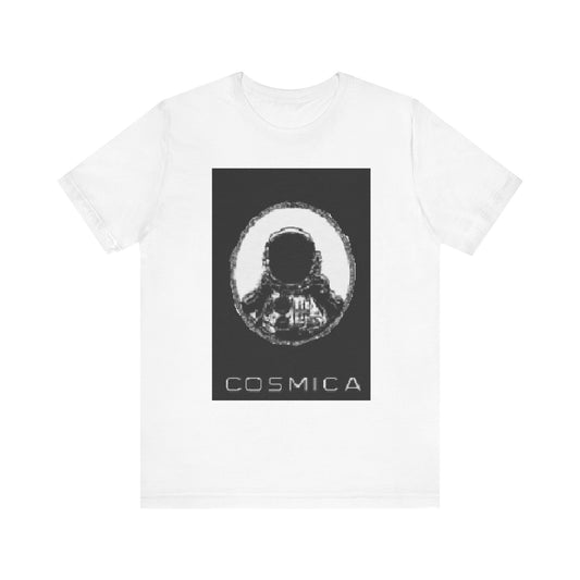 Cosmic Astronaut Tee - Unisex Jersey Short Sleeve T-Shirt, Space Lover Gift, Sci-Fi Fashion, Casual Wear, Unique Graphic Tee